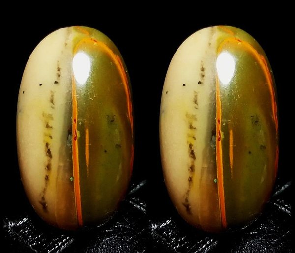 Natural Hijau Garut Marsih batu akik size jumbo 32mm