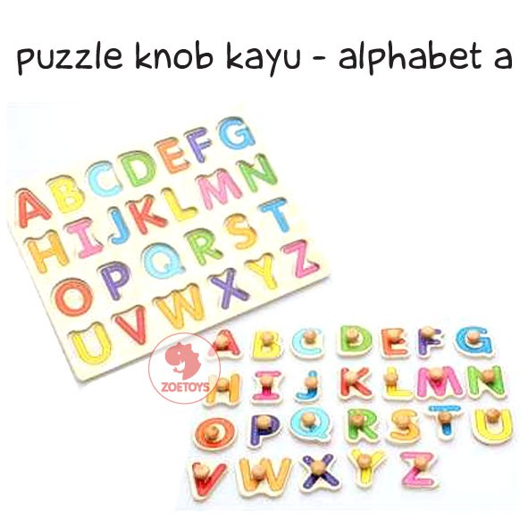 Zoetoys Puzzle Knob Kayu | Wooden Knob | puzzle knob | puzzle pin besar |Mainan Anak |Mainan Edukasi