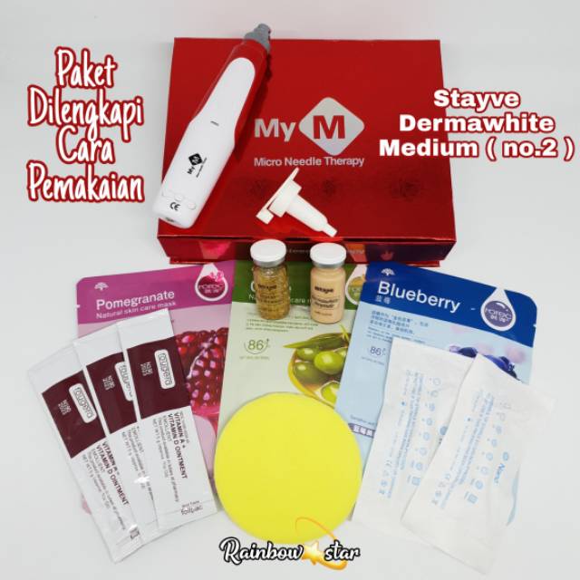 Paket Hemat BB Glow / Paket Dermapen MYM Original / Dermapen Serum / Paket Sulam Bedak