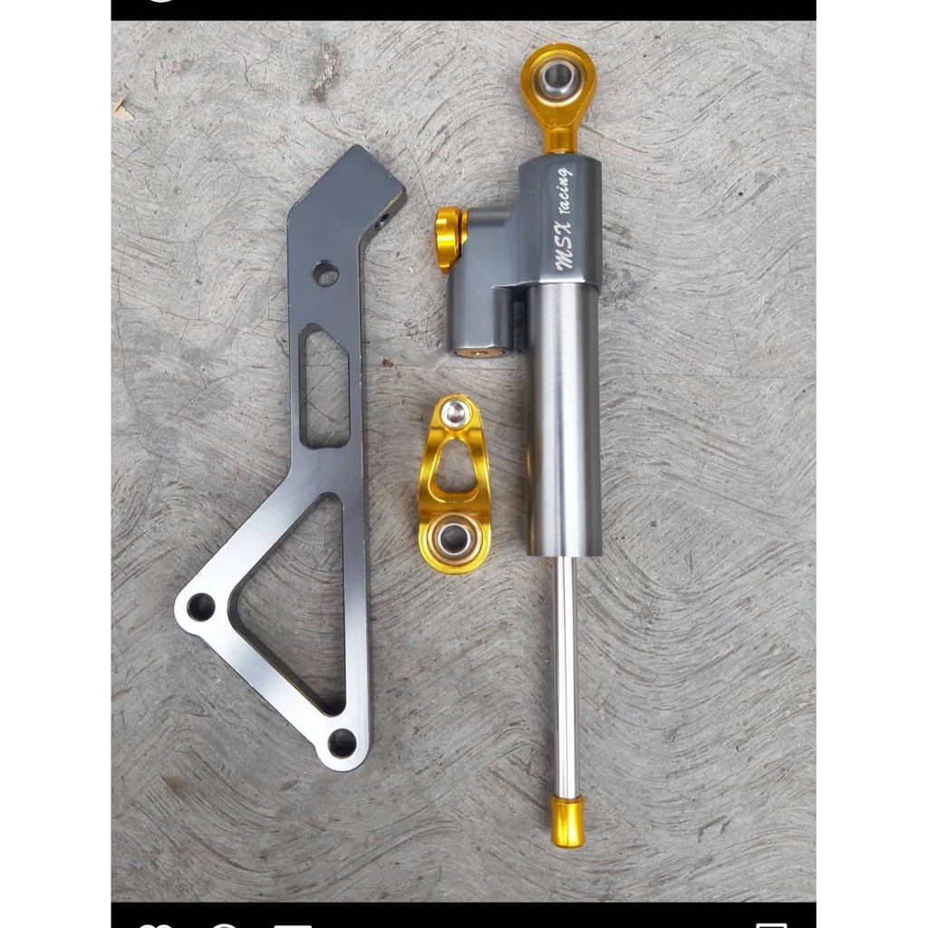 Stabilizer Stang Matic Msx Racing+Breket Bracket Hidrolk Stang All Matic Msx Racing