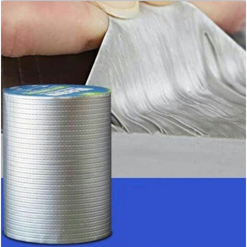 Lakban Aluminium Foil Anti Bocor Butyl Rubber Waterproof Tape