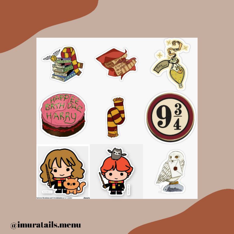 21pcs Sticker Tumblr Harry Potter 2