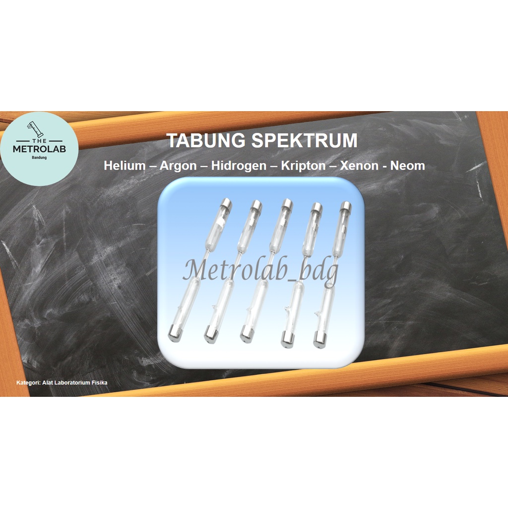 Tabung Spektrum | Helium | Hidrogen | Argon | Kripton | Xenon | Neon