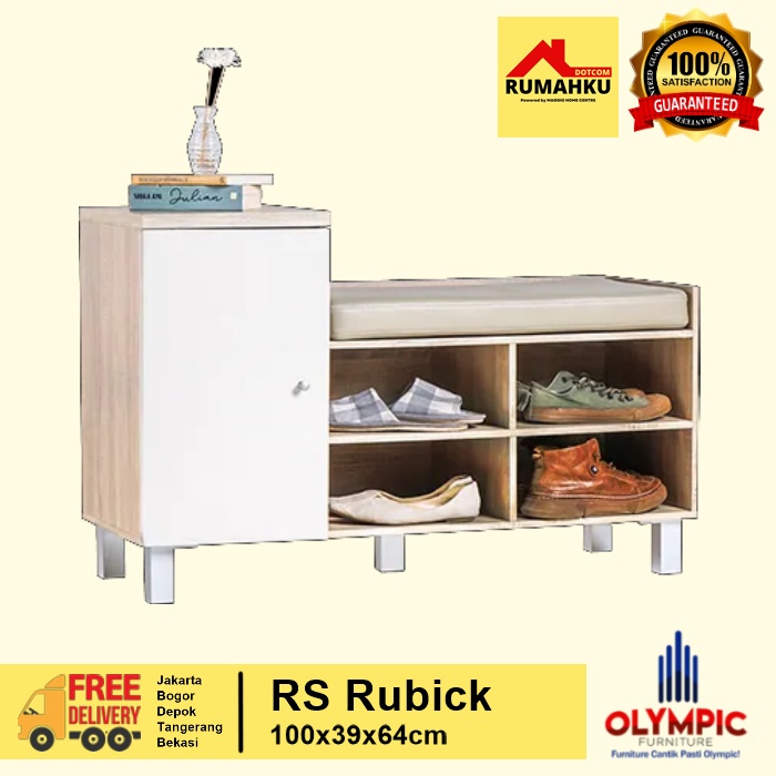 RAK SEPATU OLYMPIC - LEMARI SEPATU CAFE - RS RUBIK - OLYMPIC