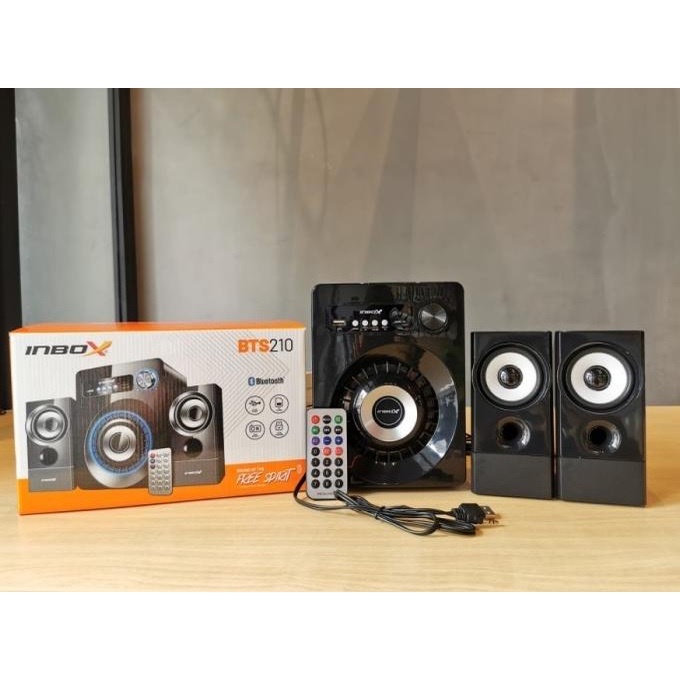 BTS210 Speaker Komputer/Laptop Bluetooth Inbox BT, FM Radio, USB, TF Card &amp; Remote Control - ACS