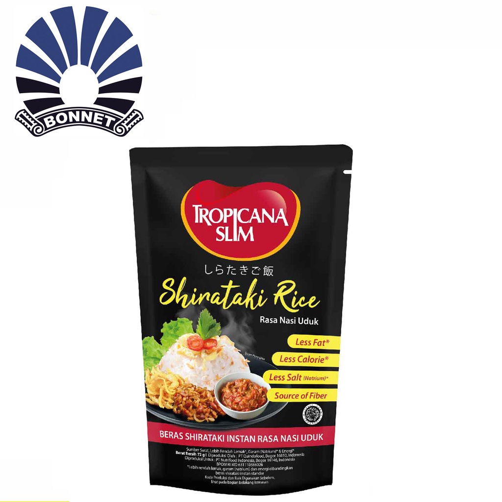 

Tropicana Slim Shirataki Rice 72 g - Bantu Dukung Hidup Sehat