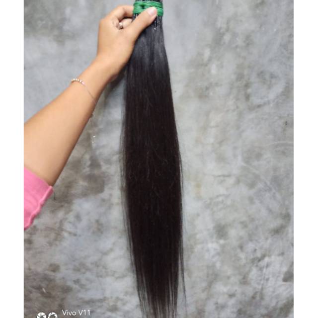 HAIR EXTENSION 70CM TEBAL+SMOTING