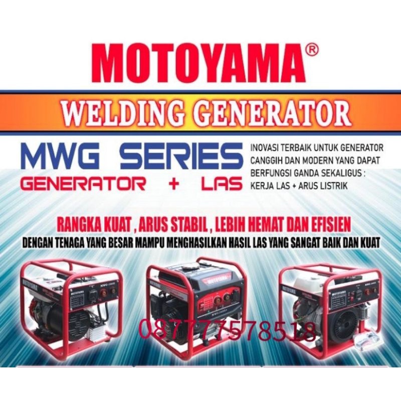 Welding Generator Motoyama MWG 300A