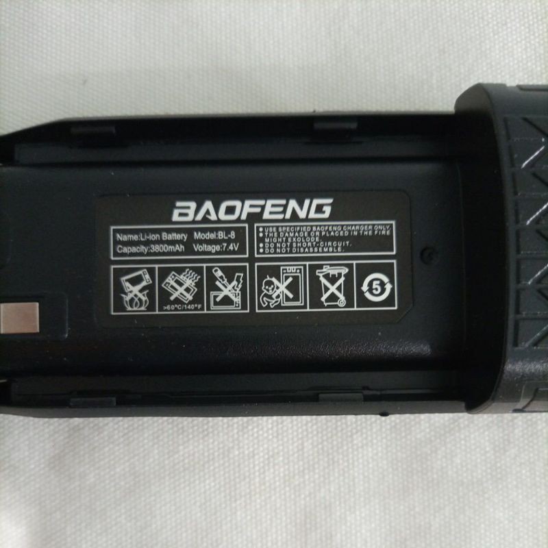 Battery HT uv82 Baofeng 3800 mah, Baterai Bao Feng UV 82 tahan 1 Minggu Batere uv-82 ori real mah