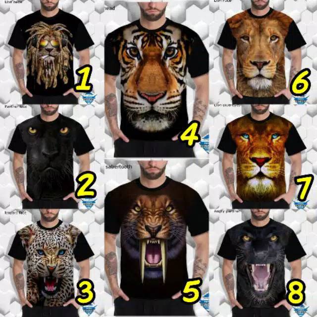 KAOS 3D MACAN BANDUNG SERAM
