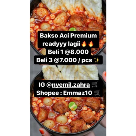 

BOCI BAKSO ACI JELETOT CUANKI BEST SELLER