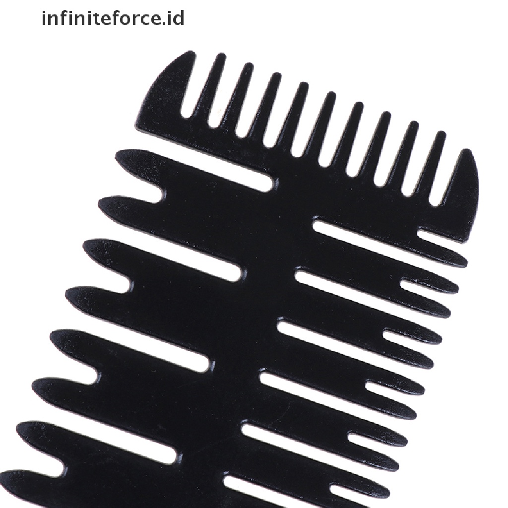 Infiniteforce.id 1pc Sisir Cat Rambut Bentuk Tulang Ekor Untuk Salon / Barber