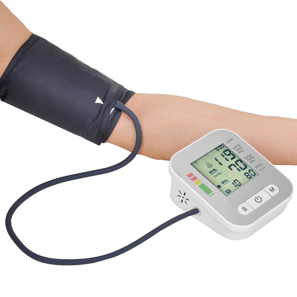 Tensimeter Digital Alat Cek Pengukur Tekanan Tensi Darah Otomatis Blood Pressure Monitor