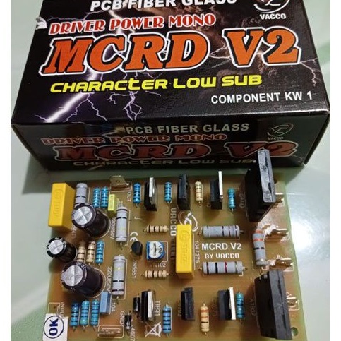 Driver Power Amplifier Mono MCRD V2 Low Sub