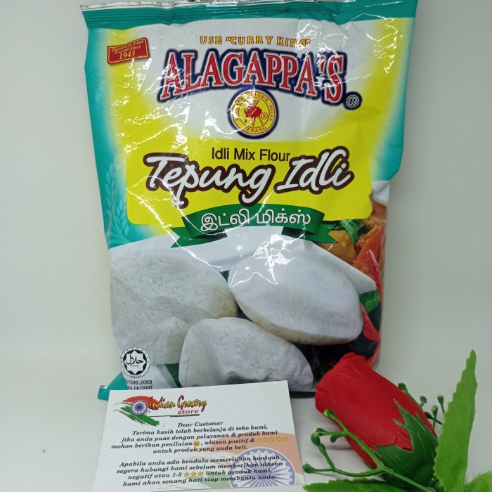 

IDLI MIX FLOUR ALAGAPPAS 500 GR