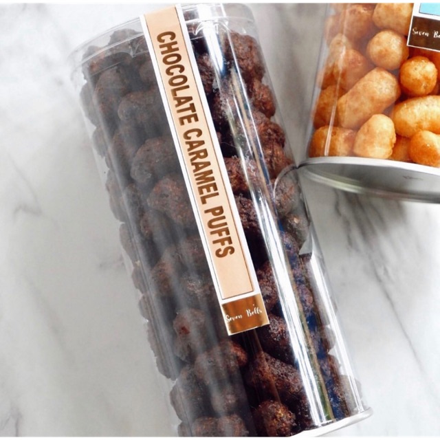 

Chocolate Caramel Puffs