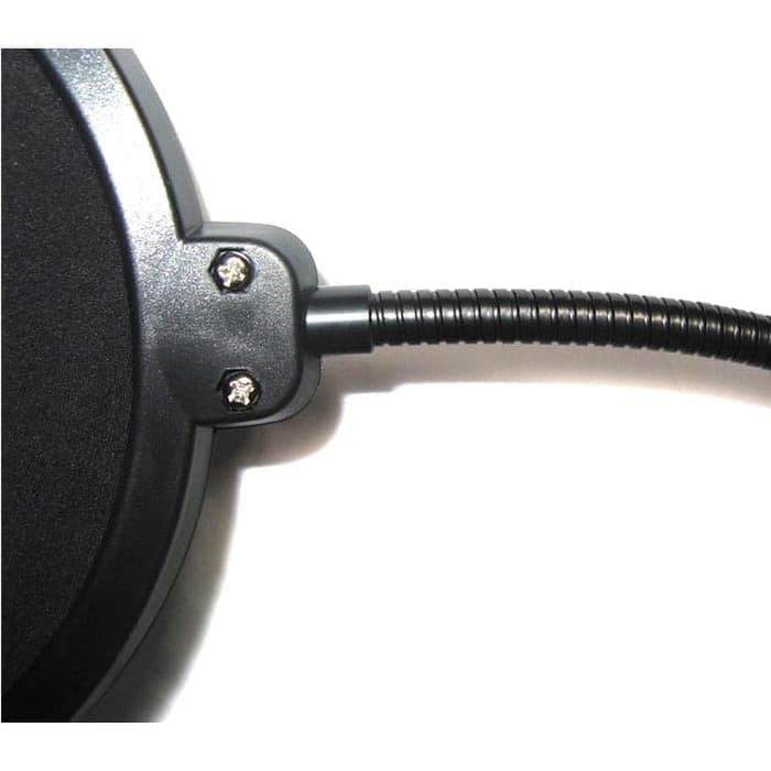 Pop Shield Filter Mikrofon Dual Layer BOP - MPF-6 - Black--TaffSTUDIO