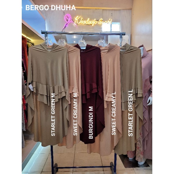 [UMMA SYAR'I / KERUDUNG / BERGO HIJAB " DHUHA"" By Umma Syar'i Official