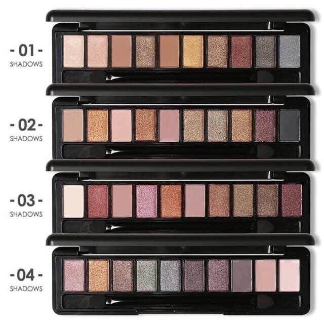 Focallure 10 Colors Eyeshadow With Brush FA08