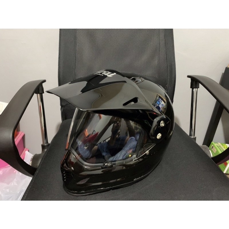 Arai Tour Cross , helm adventure ktm supermoto motocross crf wr155 klx yz125 ktm not agv nolan