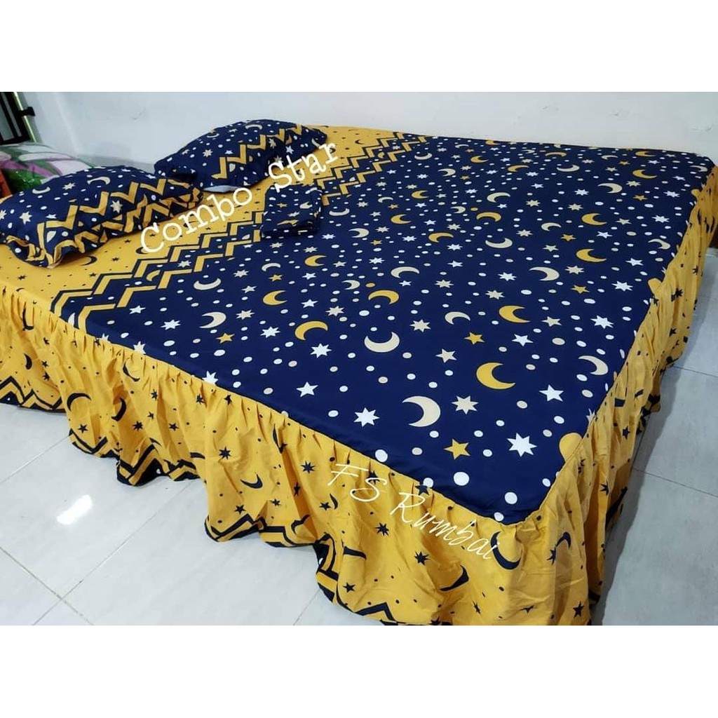 sprei homemade rumbai termurah motif dewasa anak karakter size 180x200 rumbai