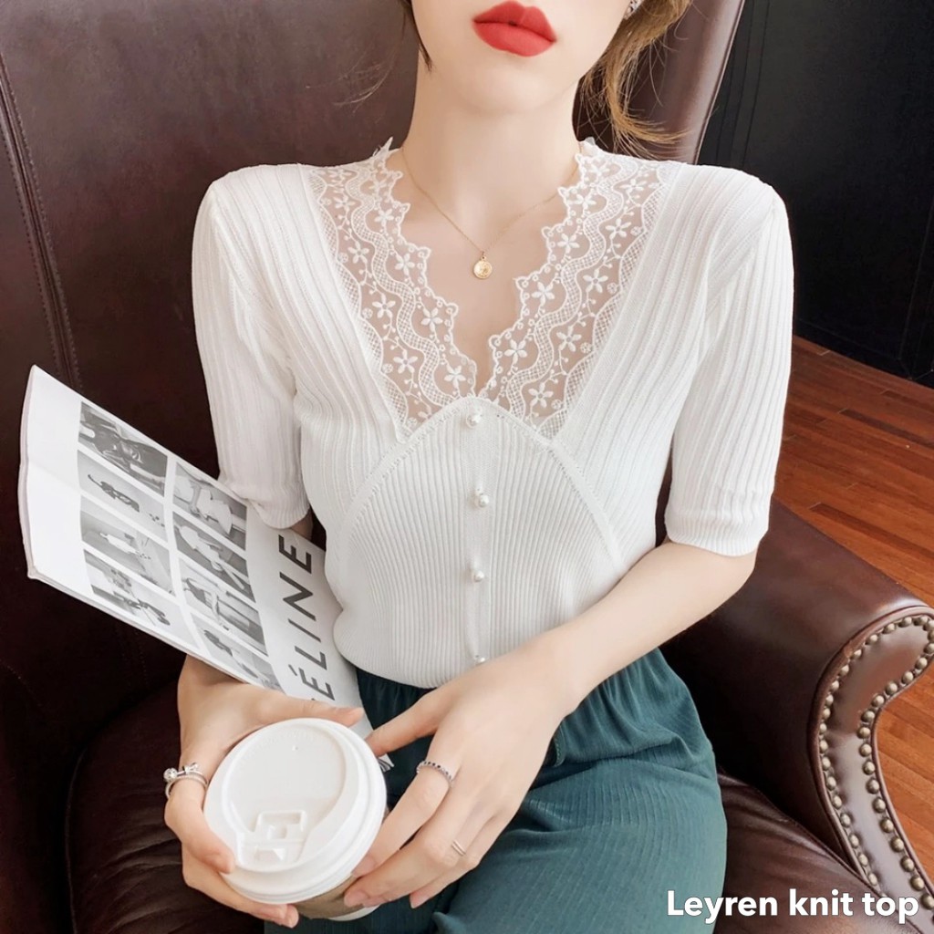 Leyren knit top -Thejanclothes