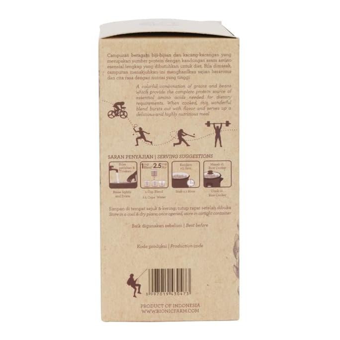 

BERAS- BIONIC FARM - 7 GOURMET BLEND BROWN ORGANIK 1KG - BERAS COKLAR ORGANIK -UNGGULAN.