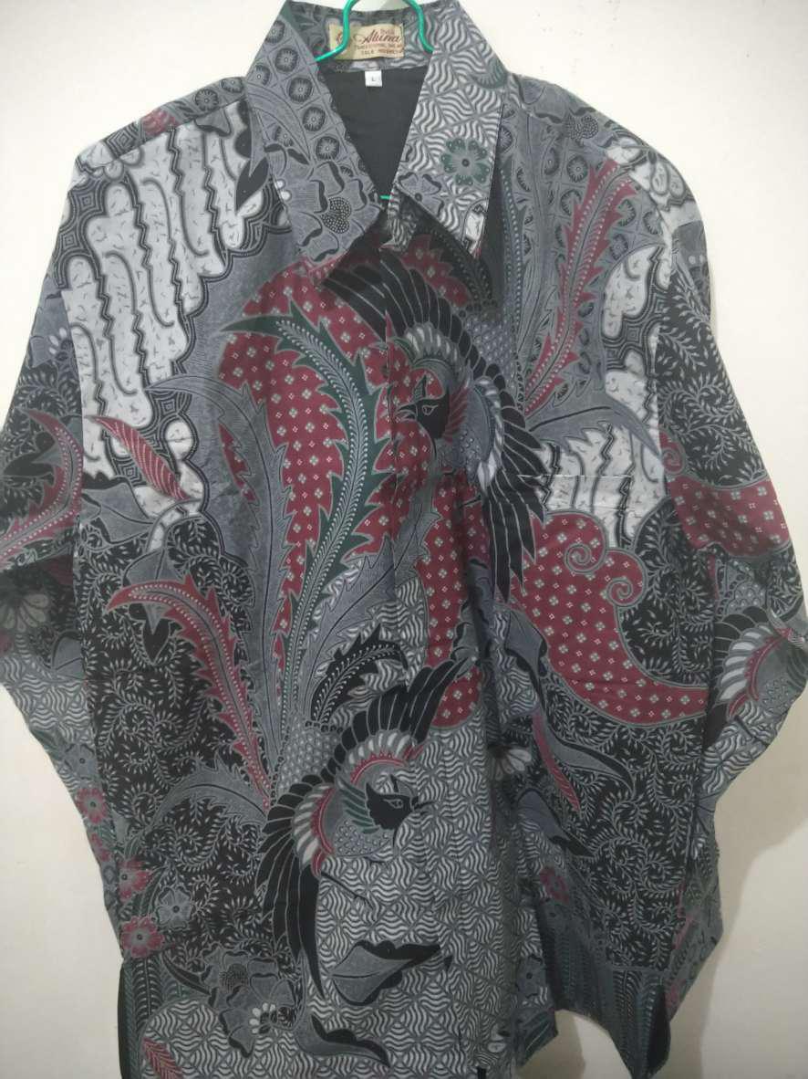 Kemeja Batik Pria Lengan Panjang Premium Modern Slimfit Aluna Alisan Prabu Pcw 108