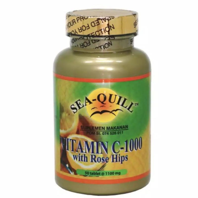 VITAMIN C 1000 SEA QUILL,Vitamin C alami dosis tinggi. suplemen makanan