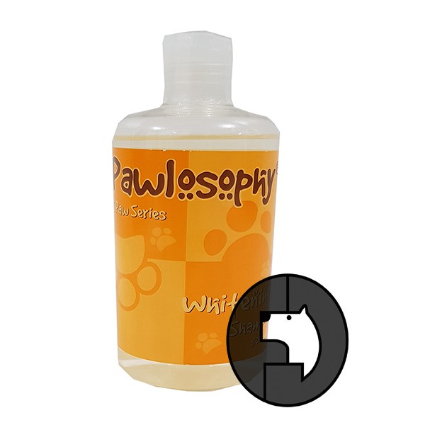 pawlosophy 500 ml dog whitening shampoo