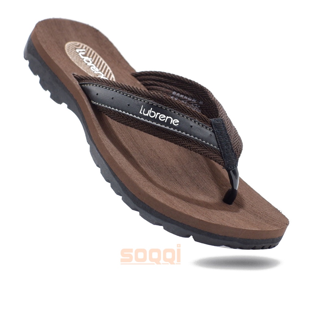 Sandal japit cowok sendal japit flat pria casual sandal flip flop original lubrene barrow 38-43