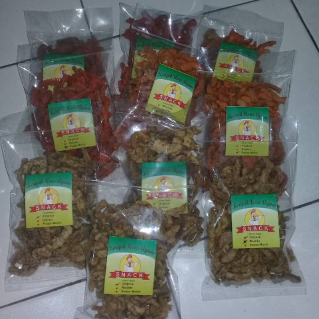 

Kripik usus / snack usus / usus ayam