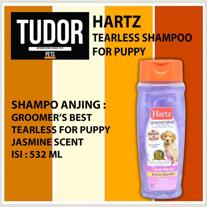 hartz tearless puppy shampoo