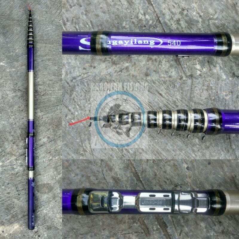 Joran Tegek Sougayilang 360 450 540 Kolong Siap Pakai