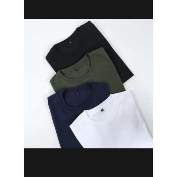 KAOS POLOS PRIA || LANGSUNG DARI PABRIK