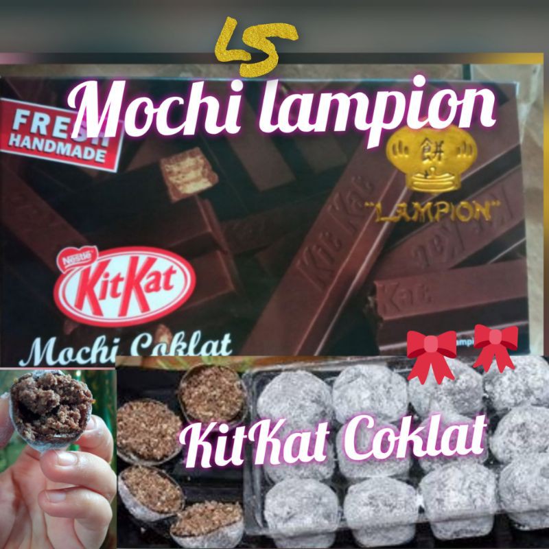 

mochi isi coklat kitkat