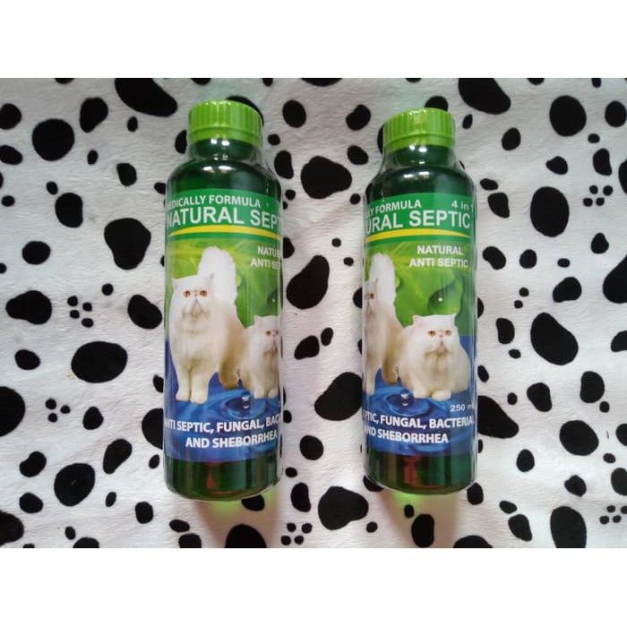 Shampo Kucing NATURAL SEPTIC Cat 250ml Anti Bakteri Jamur Kutu Ketombe