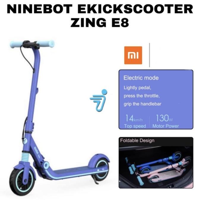 Ninebot E8 Ekickscooter - Segway Electric Scooter - Skuter Anak