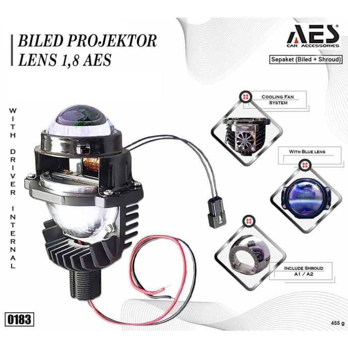 PROJECTOR BILED 1.8 INCH AES + SHROUD