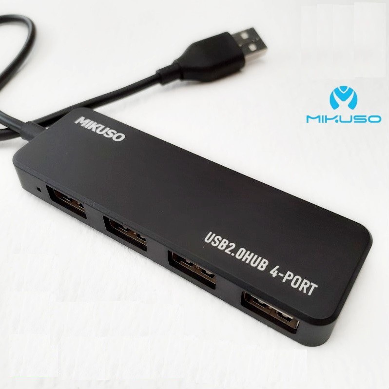 Jual USB HUB 2.0 Mikuso HUB-011 usb hub 4 Port USB Super Speed Ultra Slim |  Shopee Indonesia