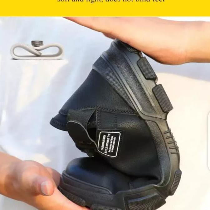 Bergaransi Sepatu Safety Kevlar Boot Guyisa Hitam Import Promo