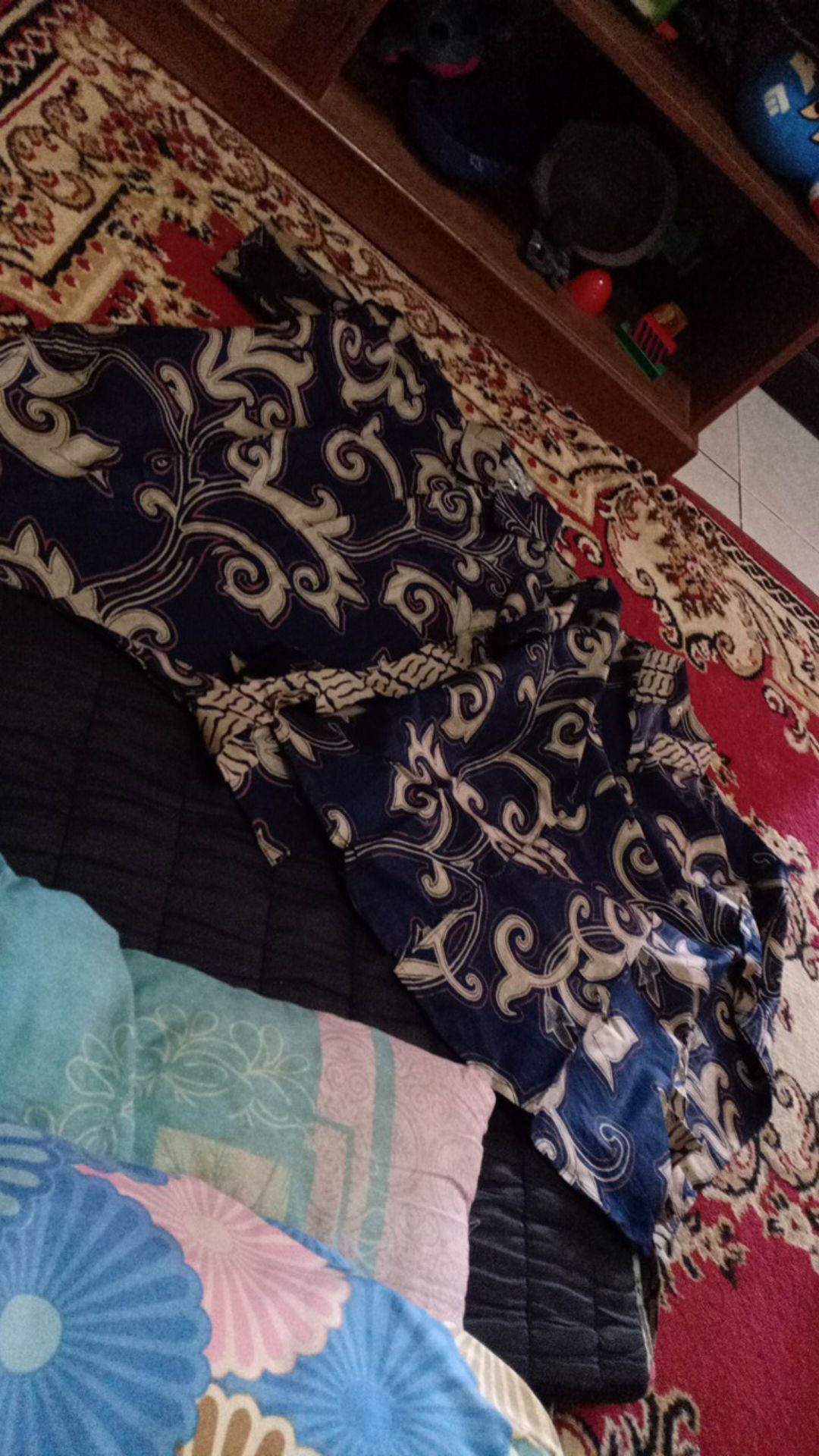 Tey-17 Batik Wanita Asj Sa Hrb026 Kenongo Kemeja Tosca Pendek