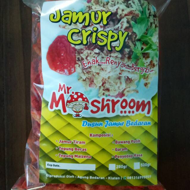 

Jamur crispy balado 125gr Mr. Mushroom