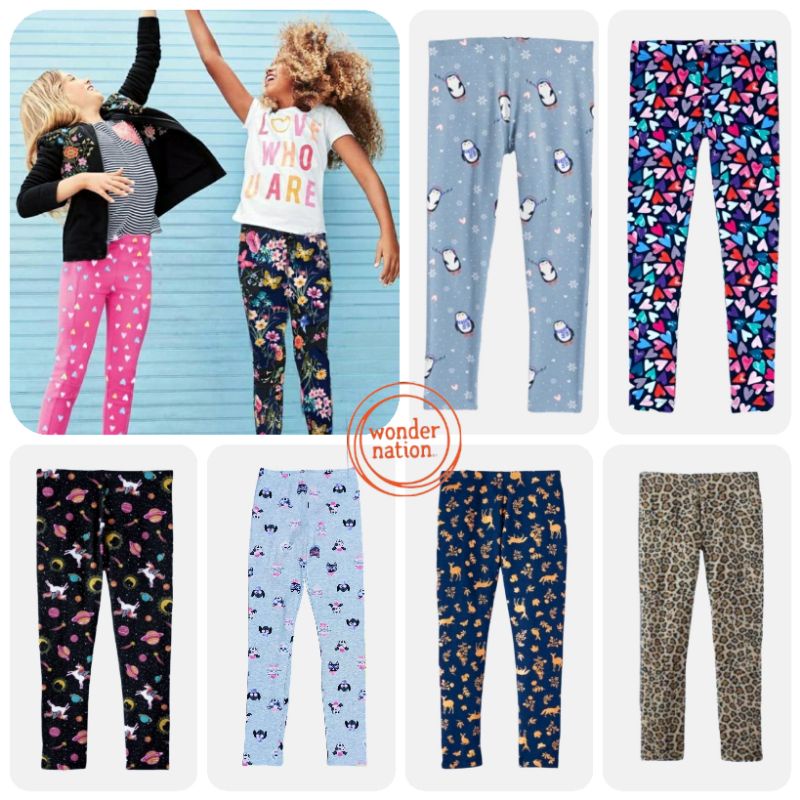 Legging Anak Wonder Nation / Girls Legging Wonder Nation / 4-18 tahun