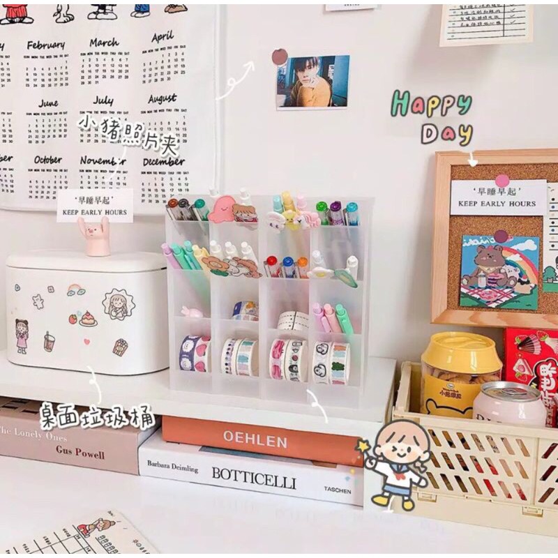 

(OEN28) pen holder | kotak pensil transparant | storage box