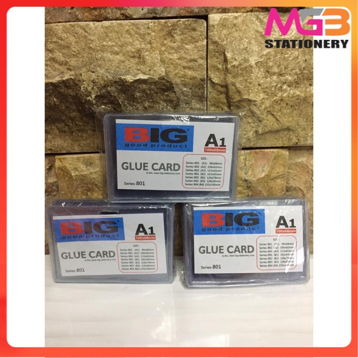 

ID Card Holder BIG Mika A & B Series - Glue Card - ATK