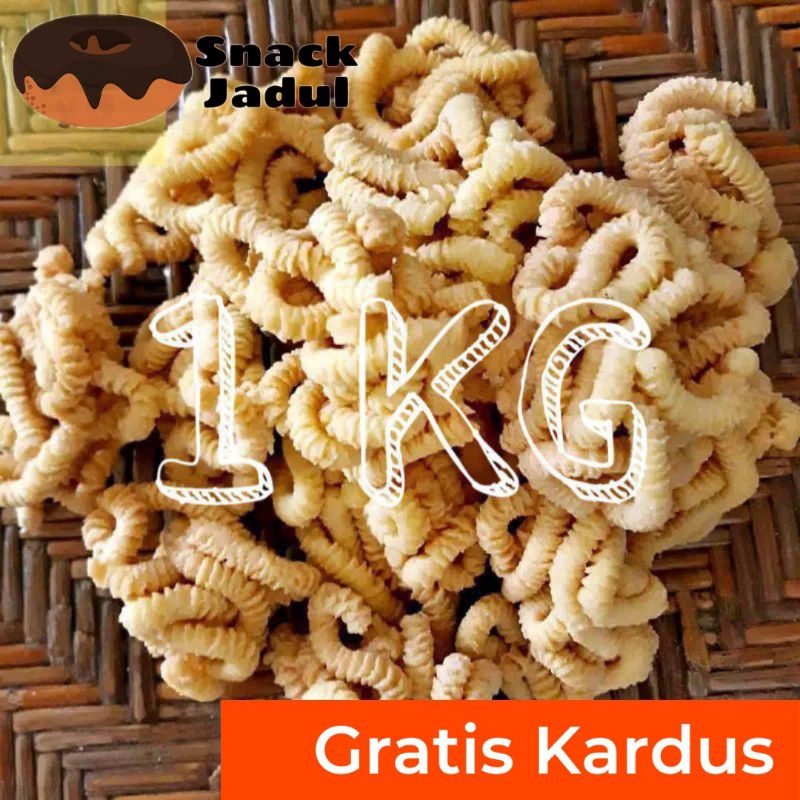 

Snack Kiloan Unthuk Yuyu / Kue Cacing 1KG