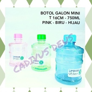 BOTOL MINUM - 750ML - GALON MINI - TUTUP ULIR