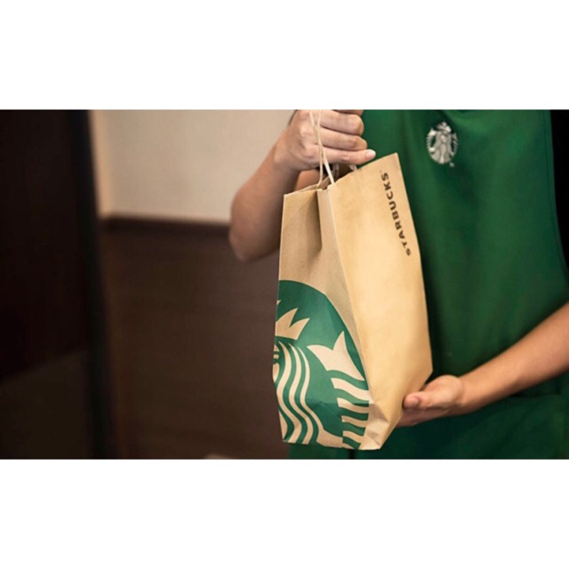 STARBUCKS Paper Bag - STARBUCKS Paperbag