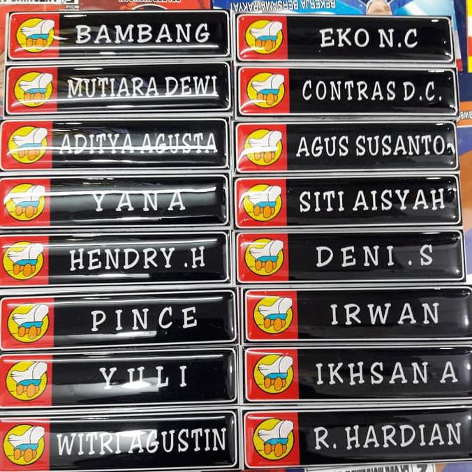 

Nama Dada | Name Tag | Papan Nama Logo Coting - PENITI TERLARIS